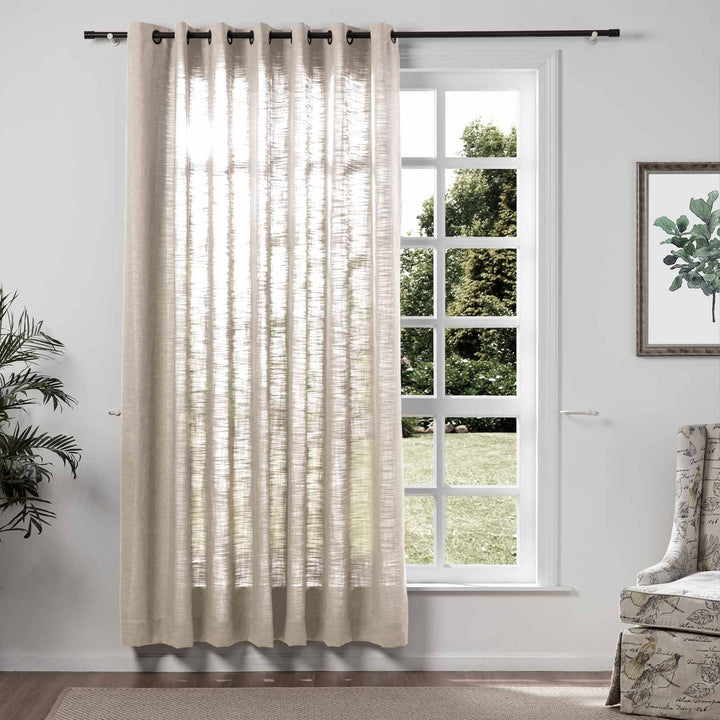 Lily Linen Curtains & Drapes Grommet