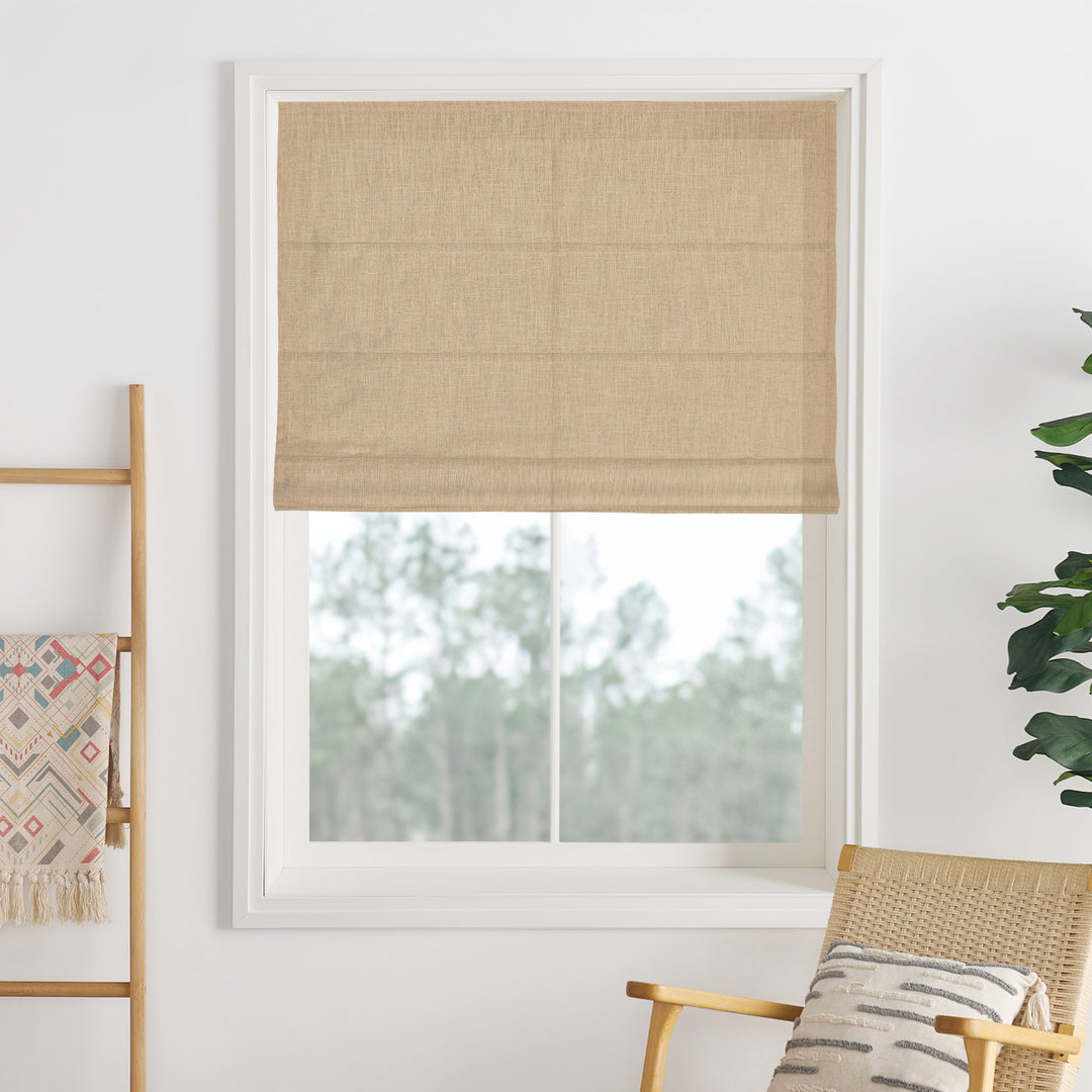 Lily Linen Roman Blackout Shades