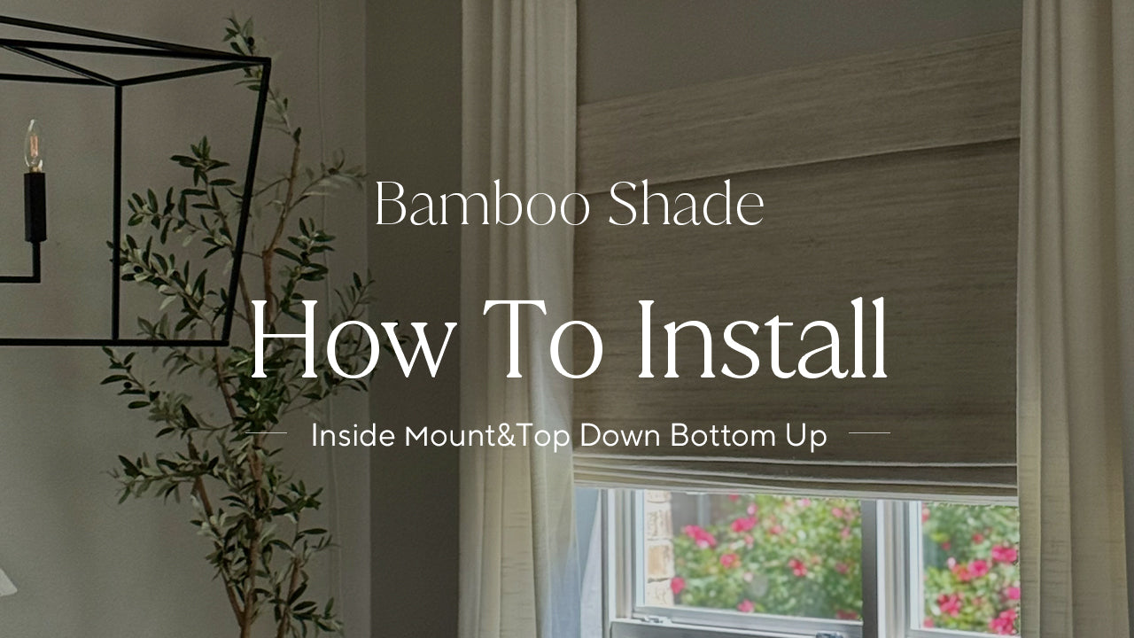How to Install Top Down Bottom Up shade (Inside Mount)
