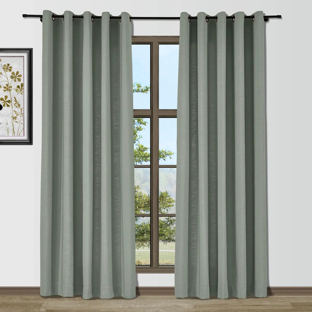 Bella Cotton Blend Curtains & Drapes Grommet