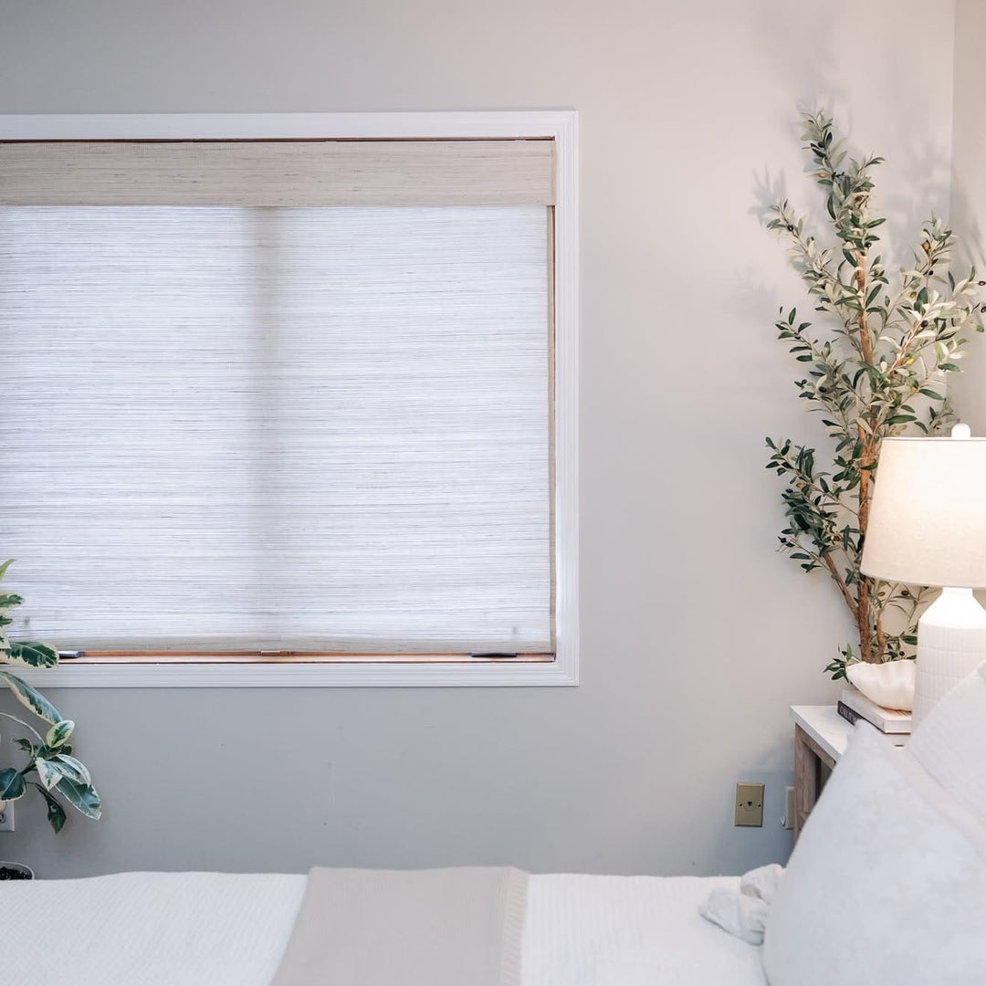 Ramie Woven Bamboo Blinds & Shades | Ivory