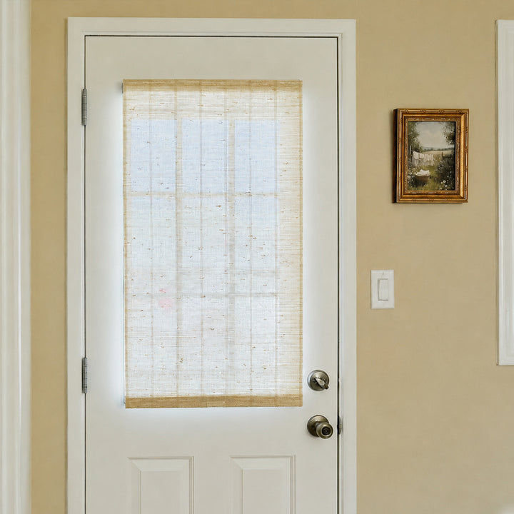 Reed Stripe Bamboo Blinds & Shades | French Door