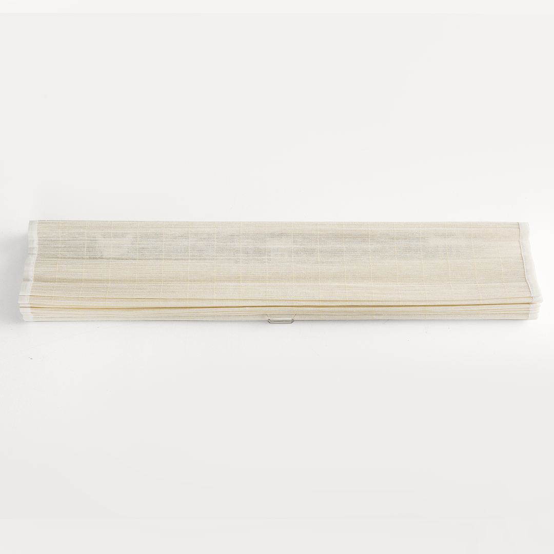 Ramie Woven Bamboo No-Drill Blinds & Shades | Cream