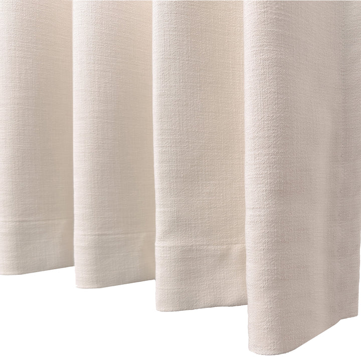 Bella Cotton Blend Curtains & Drapes Pleated