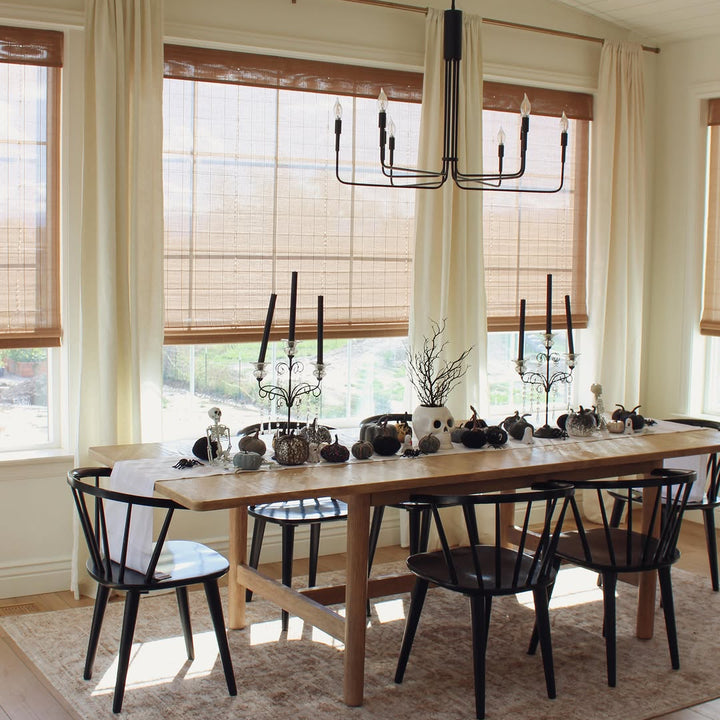 Nomi Woven Bamboo Blinds & Shades | Light Brown