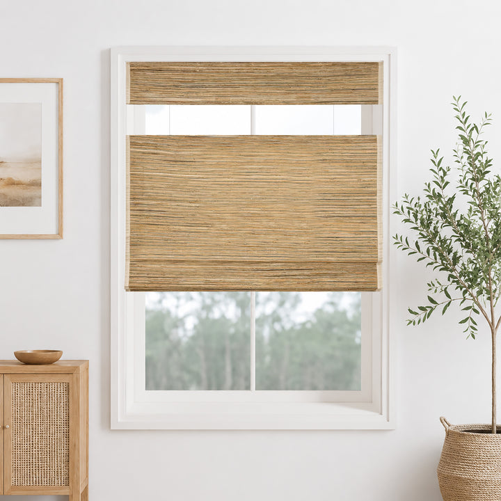 Ramie Woven Bamboo Blinds & Shades Top Down Bottom Up | Honeynut