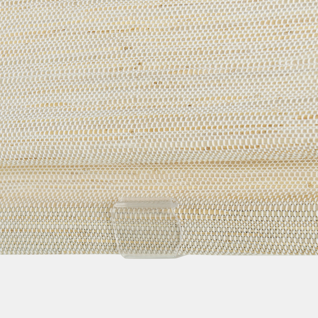 Ramie Woven Bamboo No-Drill Blinds & Shades | Ivory