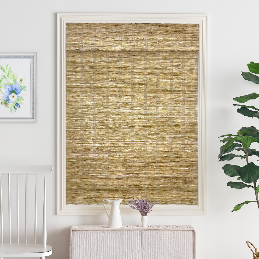 Ramie Woven Bamboo Blinds & Shades | Almond
