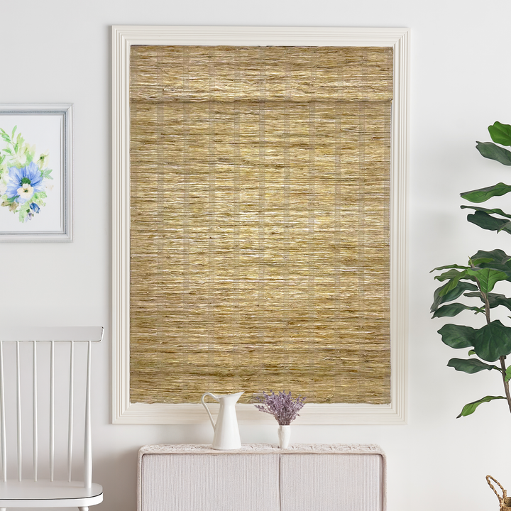 Ramie Woven Bamboo Blinds & Shades | Almond