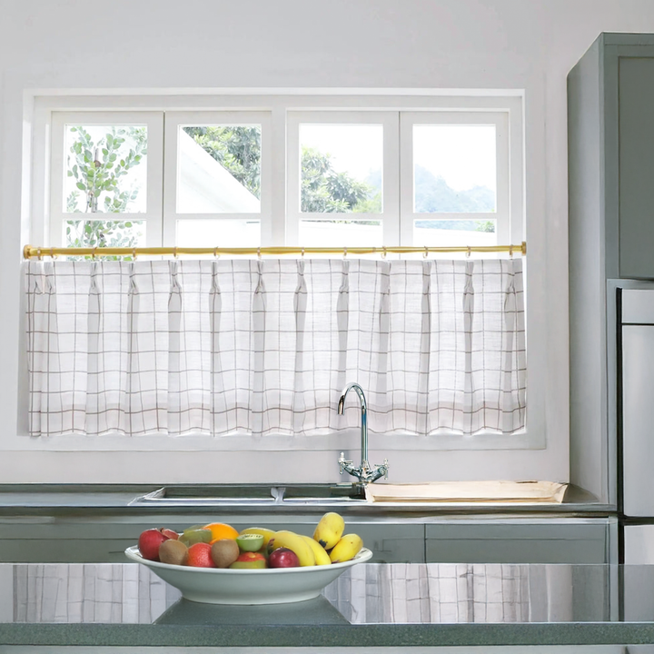 Vivienne Linen Cafe Curtains
