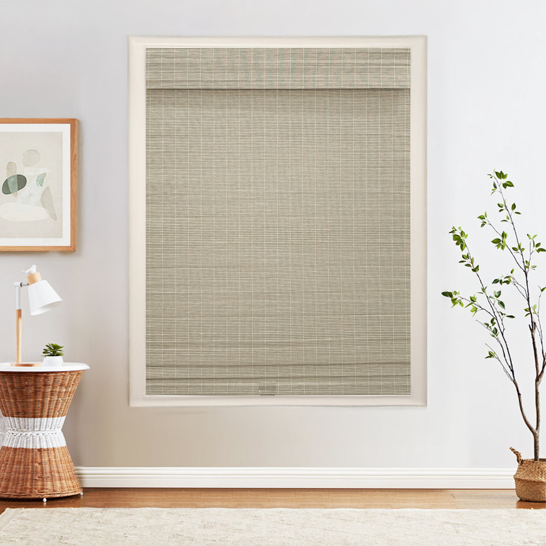 Nomi Woven Bamboo Blinds & Shades Top Down Bottom Up | Avocado
