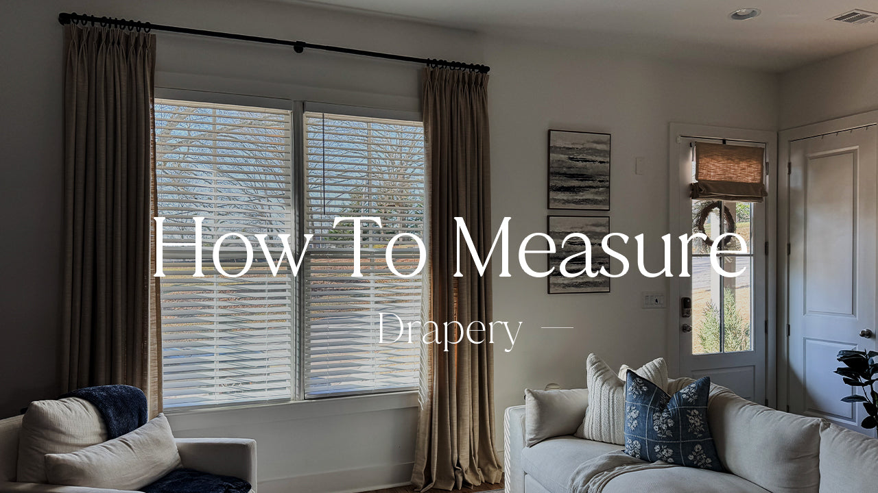 Get help to measure your drapery quickly!