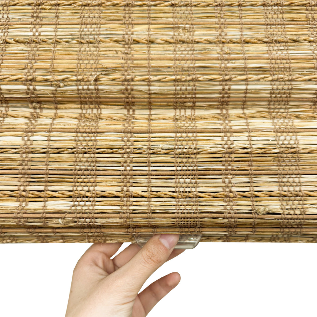 Ramie Woven Bamboo Blinds & Shades Top Down Bottom Up | Cinnamon