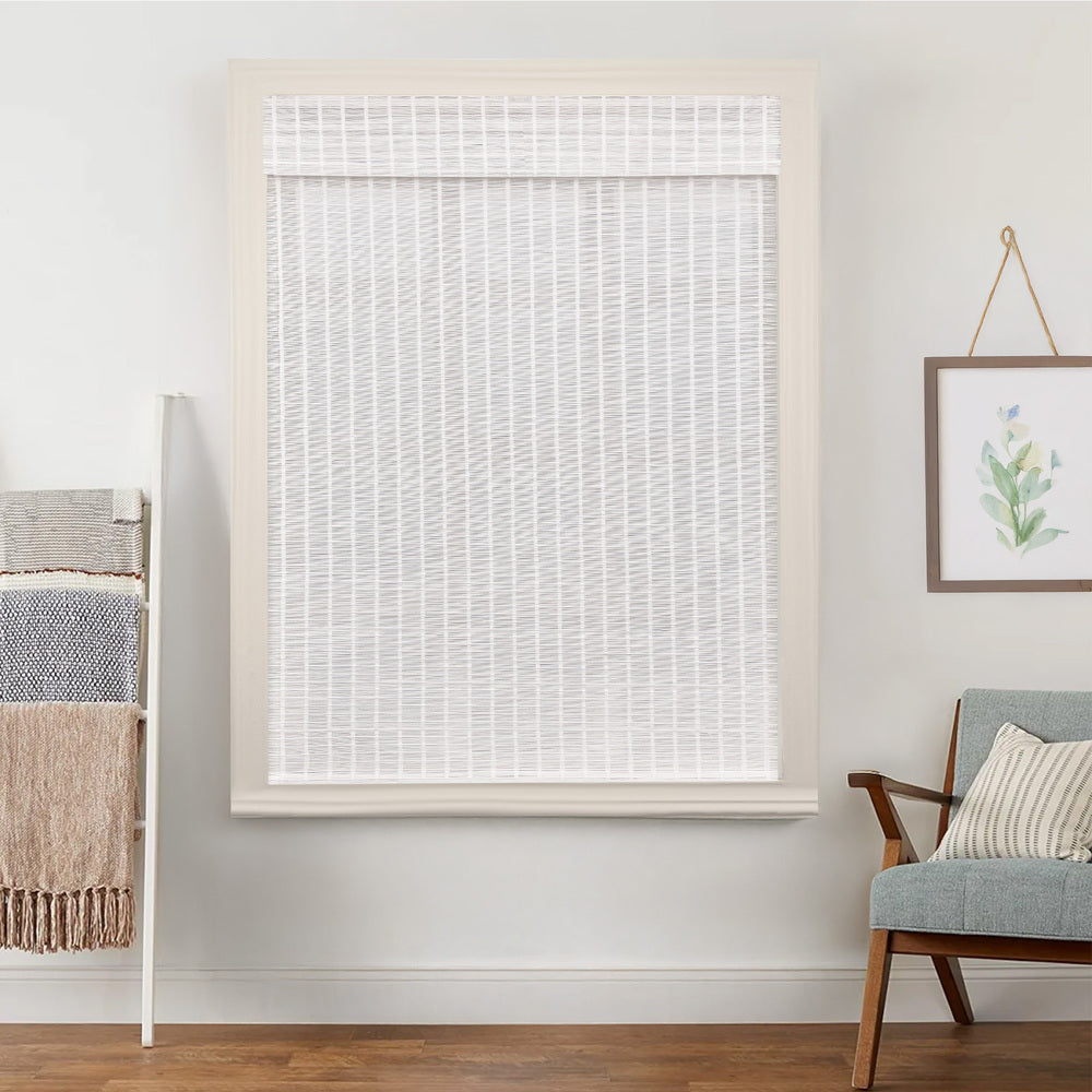 Ivy Woven Bamboo Blinds & Shades | Off White