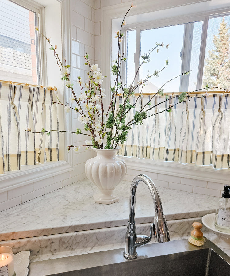 Loxley Stripe Cafe Curtain