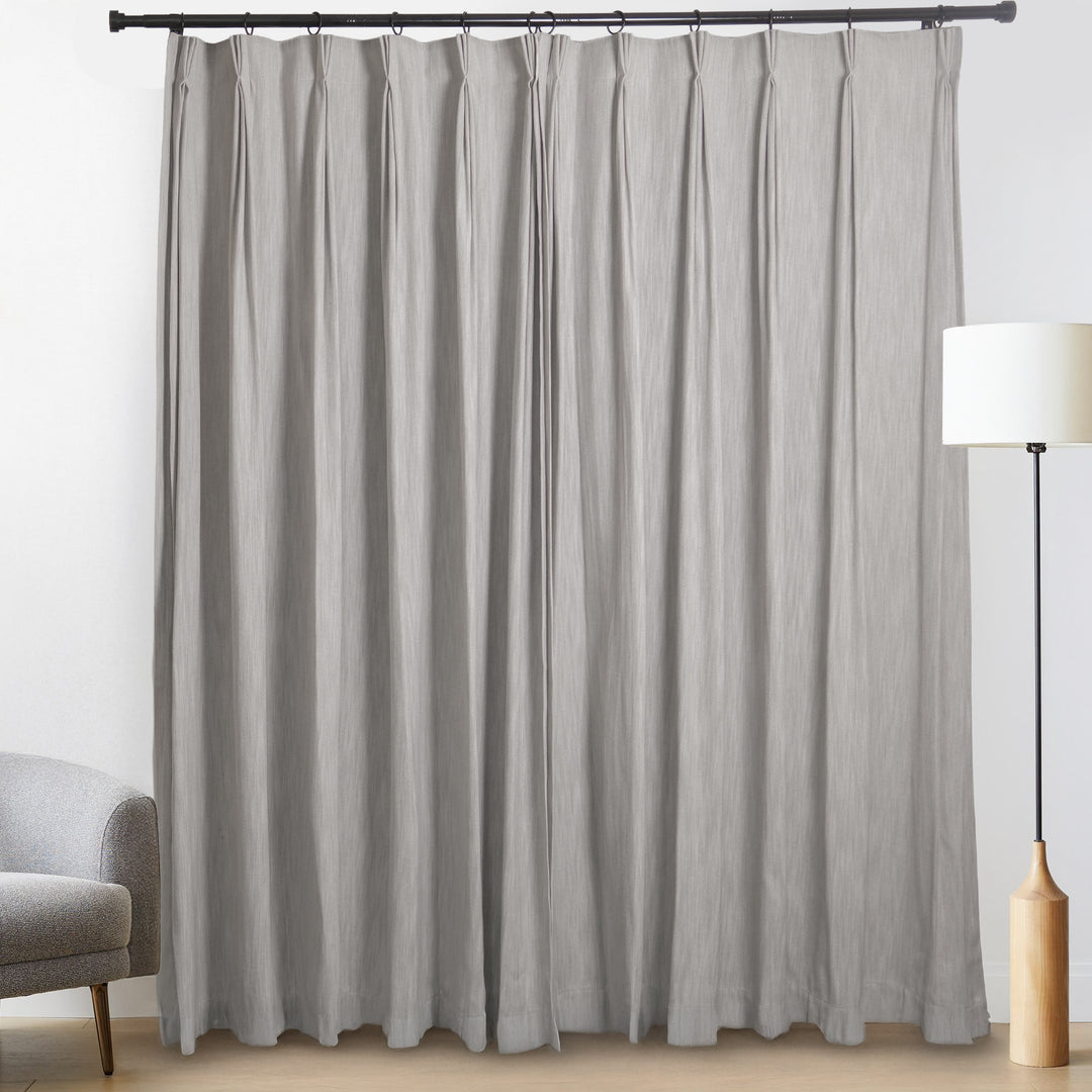 Cove Cotton Blend Curtains & Drapes Pleated