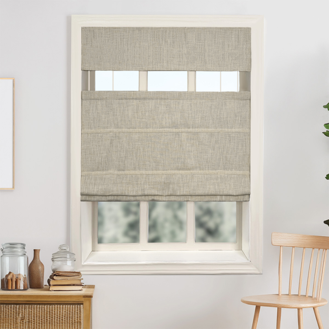 Bella Cotton Roman Shades & Blinds | Top Down Bottom Up