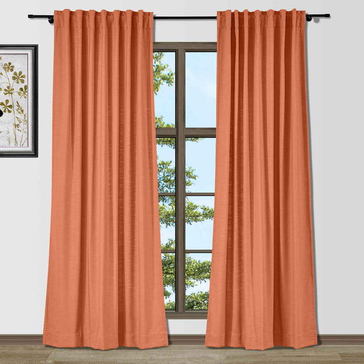 Bella Cotton Blend Curtains & Drapes Soft Top