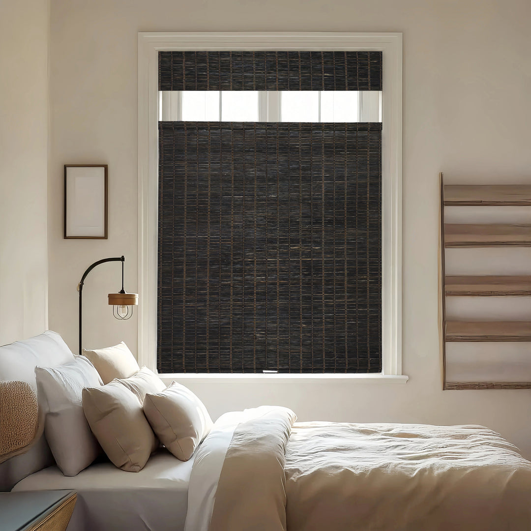 Hazel Bamboo Blinds & Shades Top Down Bottom Up | Inkwell Oak