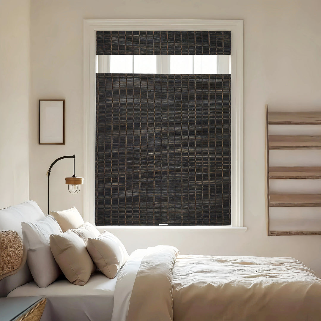 Hazel Bamboo Blinds & Shades Top Down Bottom Up | Inkwell Oak