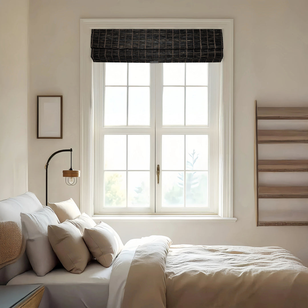 Hazel Bamboo Blinds & Shades Top Down Bottom Up | Inkwell Oak