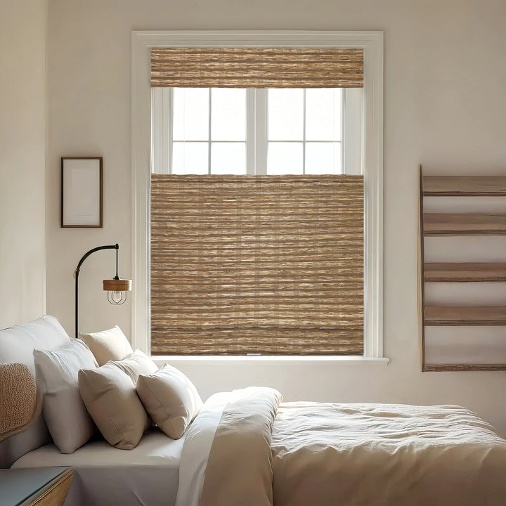 Hazel Bamboo Blinds & Shades Top Down Bottom Up | Pecan
