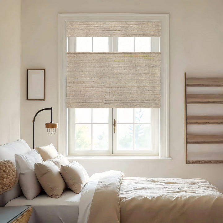 Hazel Bamboo Blinds & Shades Top Down Bottom Up | Pale Wheat
