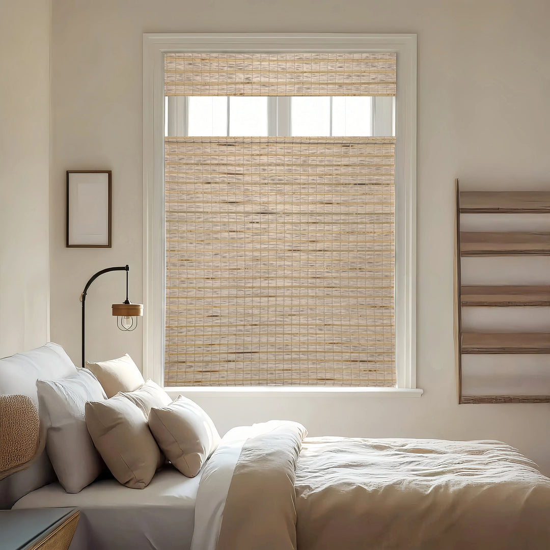 Hazel Bamboo Blinds & Shades Top Down Bottom Up | Warm Beige