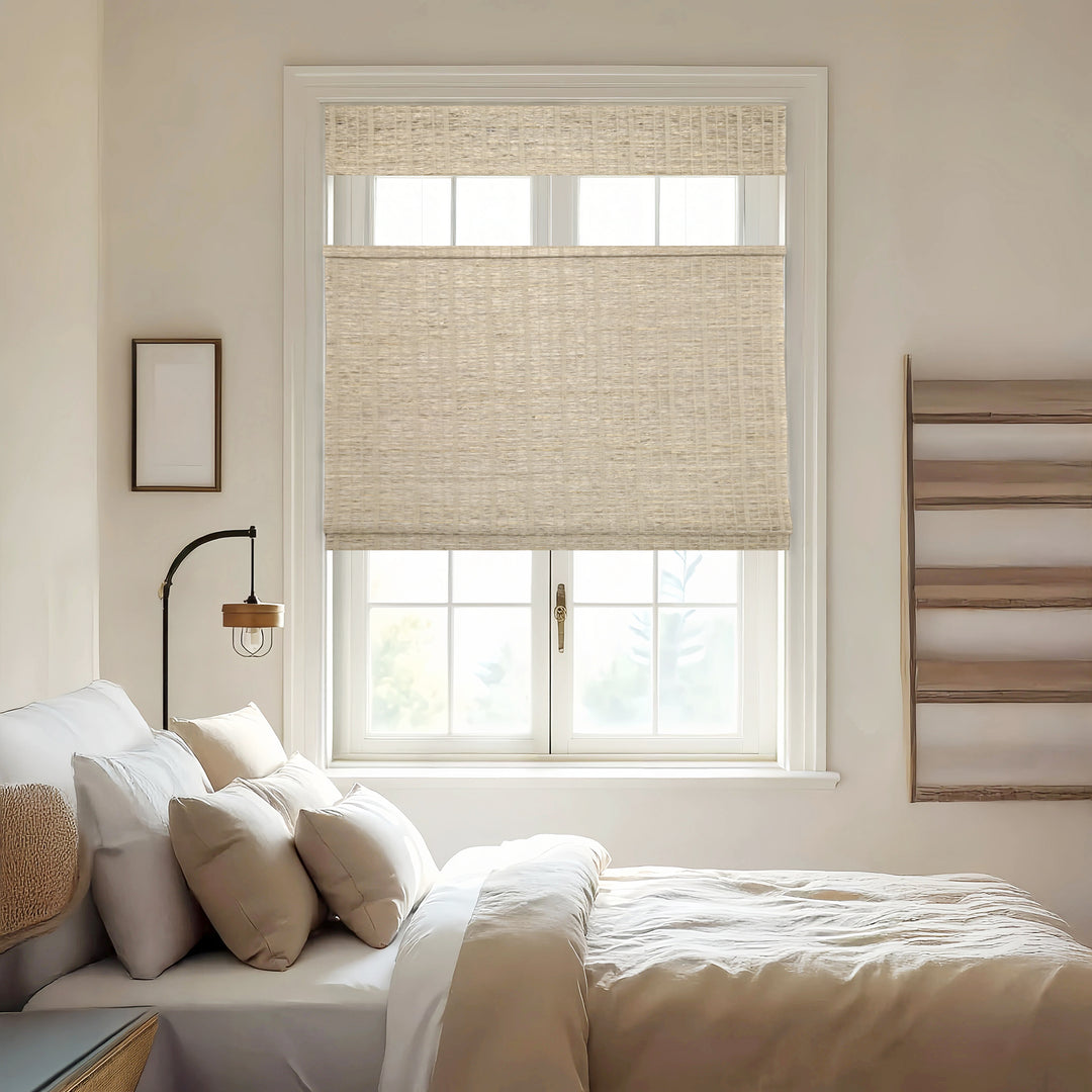 Hazel Bamboo Blinds & Shades Top Down Bottom Up | Pale Almond