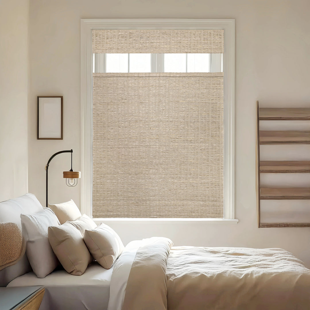 Hazel Bamboo Blinds & Shades Top Down Bottom Up | Pale Almond