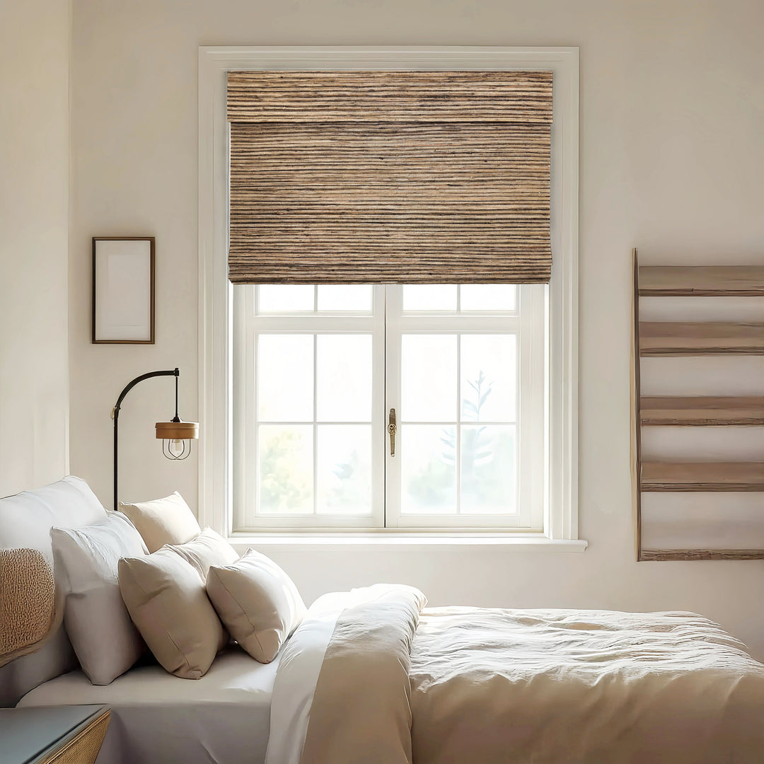 Hazel Bamboo Blinds & Shades Top Down Bottom Up | Chestnut