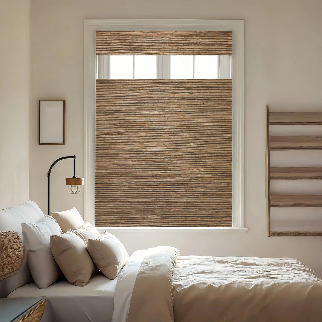 Hazel Bamboo Blinds & Shades Top Down Bottom Up | Chestnut