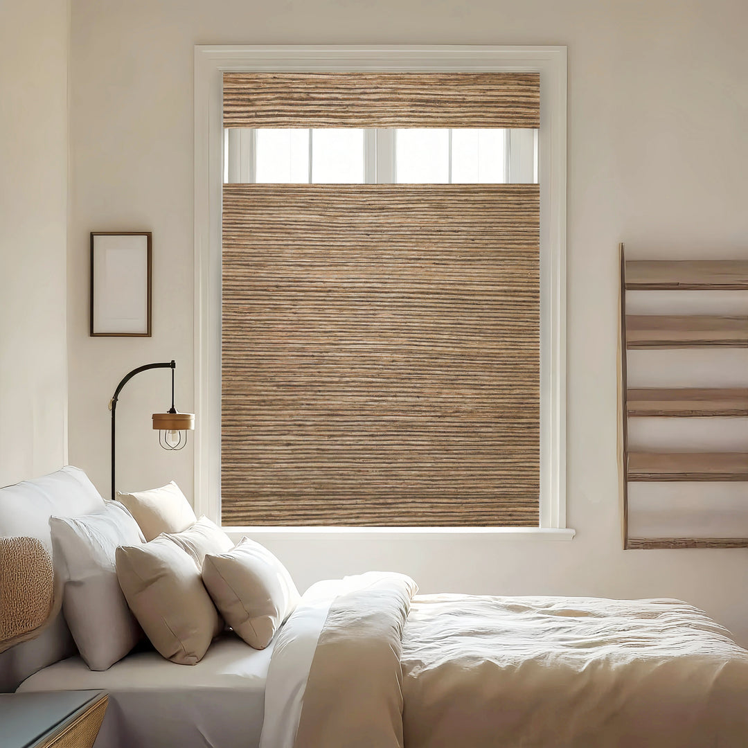 Hazel Bamboo Blinds & Shades Top Down Bottom Up | Chestnut