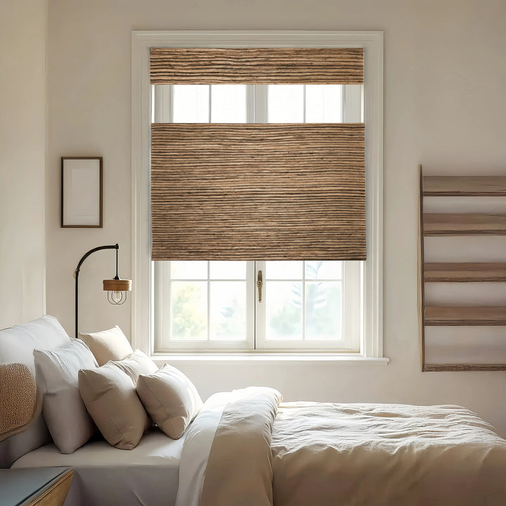 Hazel Bamboo Blinds & Shades Top Down Bottom Up | Chestnut