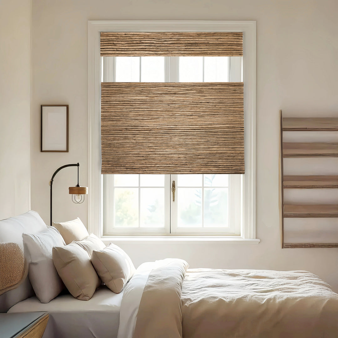 Hazel Bamboo Blinds & Shades Top Down Bottom Up | Chestnut
