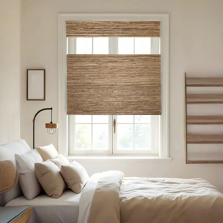 Hazel Bamboo Blinds & Shades Top Down Bottom Up | Chestnut