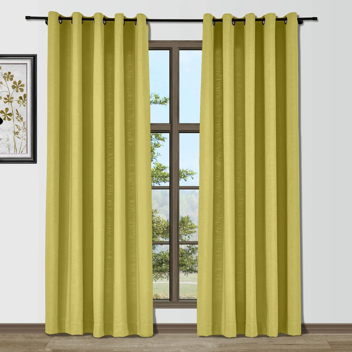 Bella Cotton Blend Curtains & Drapes Grommet