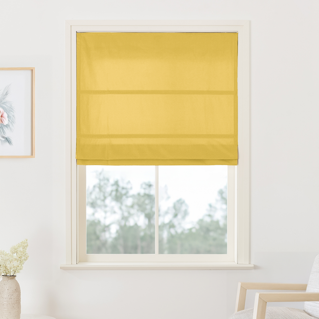 Maillard Velvet No-Drill Roman Shades & Blinds | Fold