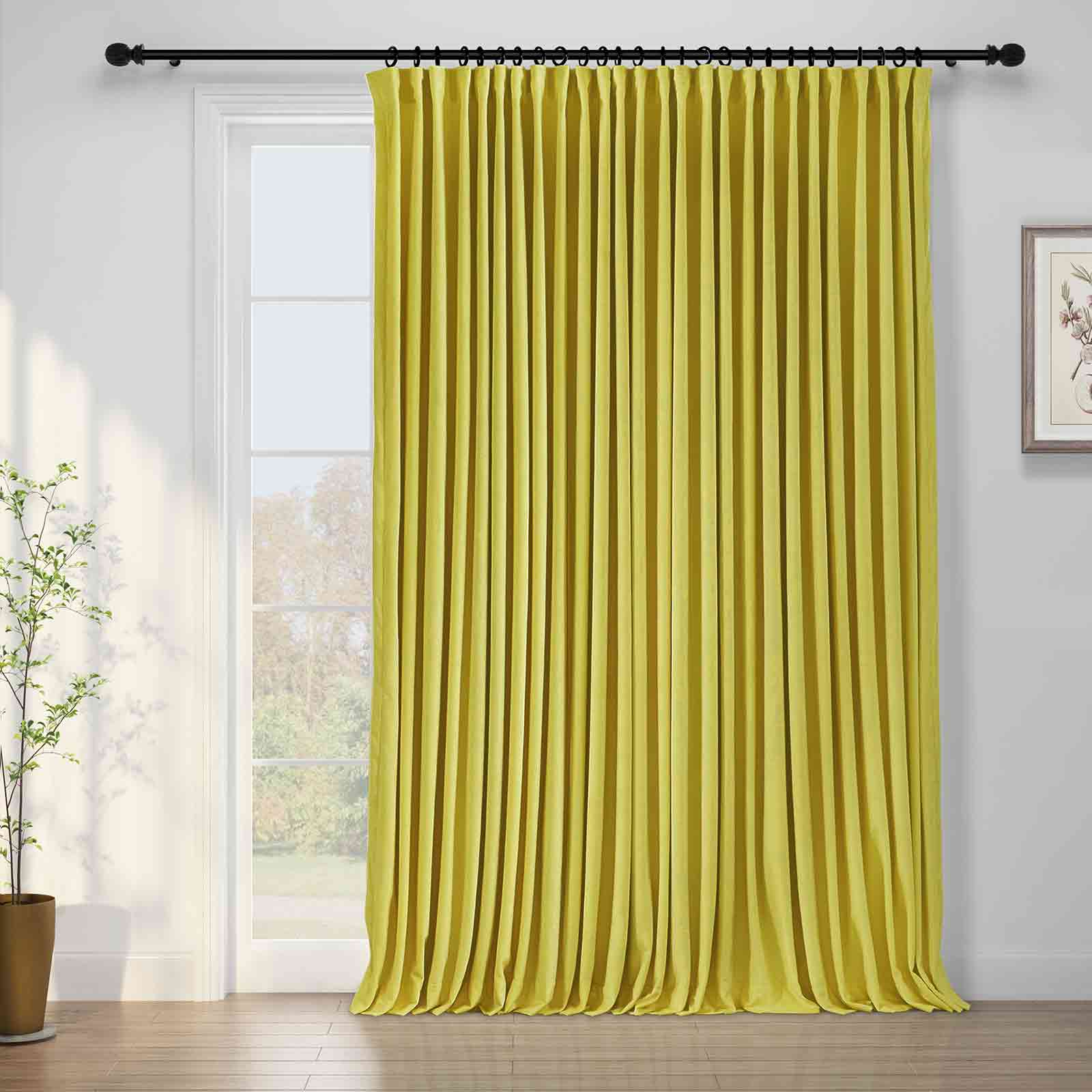 Maillard Velvet Curtains Drapes Pleated