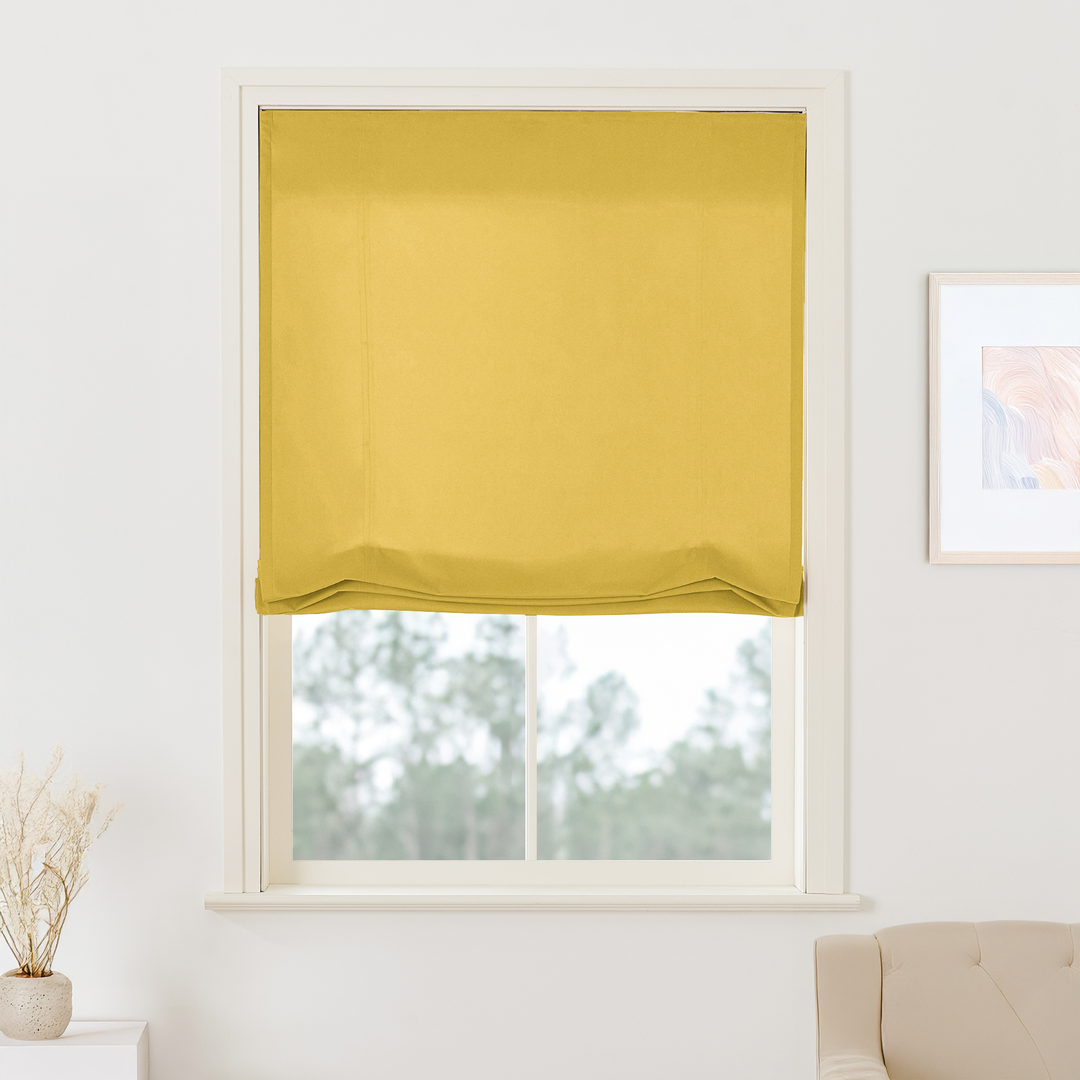 Maillard Velvet Roman Shades & Blinds | Swag