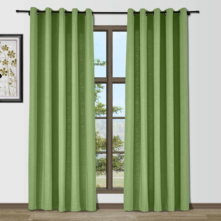 Bella Cotton Blend Curtains & Drapes Grommet