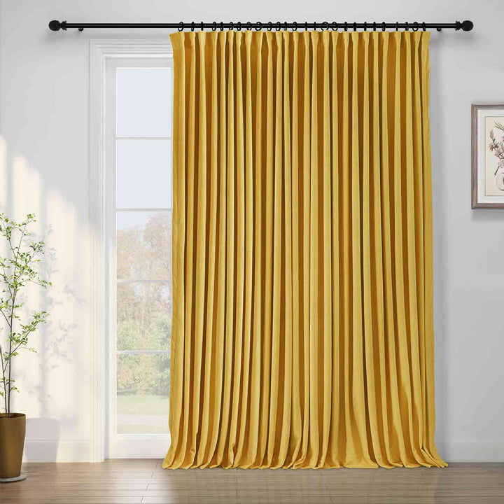 Maillard Velvet Curtains & Drapes Pleated