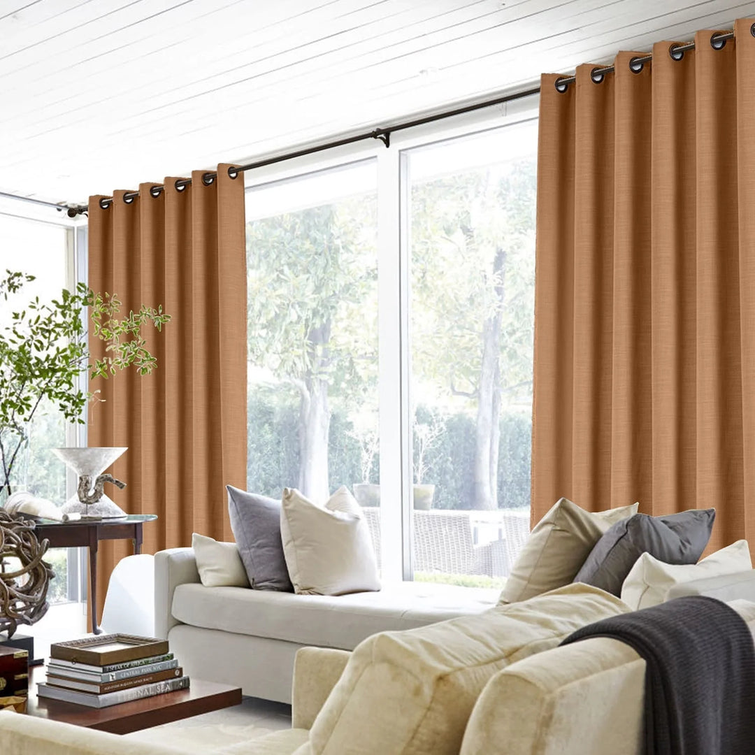 Lily Linen Curtains & Drapes Grommet