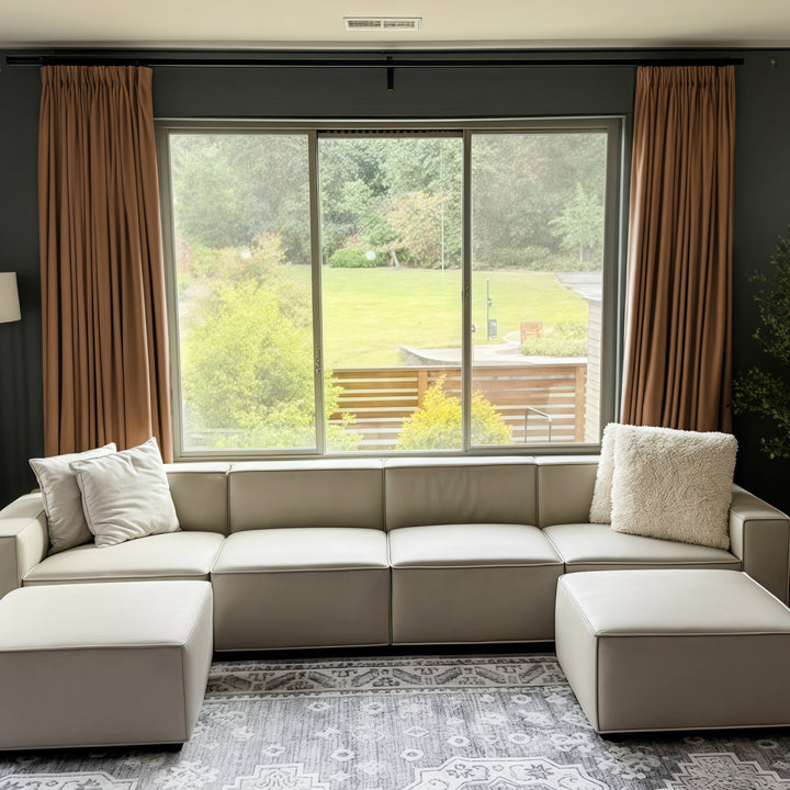 Lily Linen Curtains & Drapes Pleated