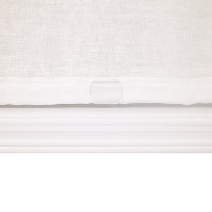 Meadow Linen Roman Shades & Blinds | Relaxed