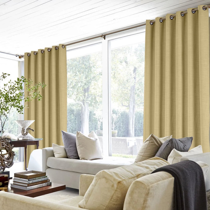 Lily Linen Curtains & Drapes Grommet