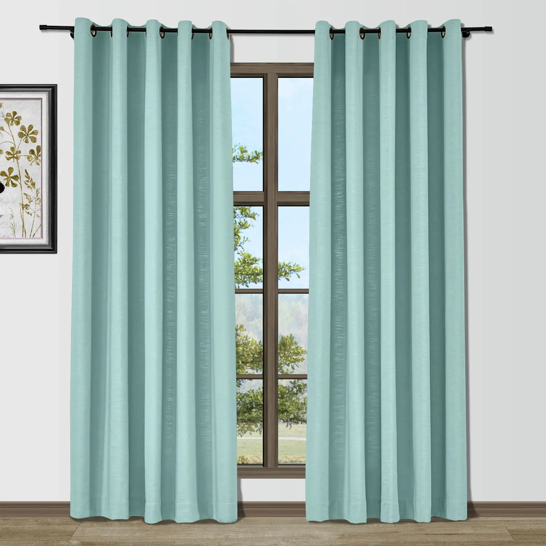 Bella Cotton Blend Curtains & Drapes Grommet