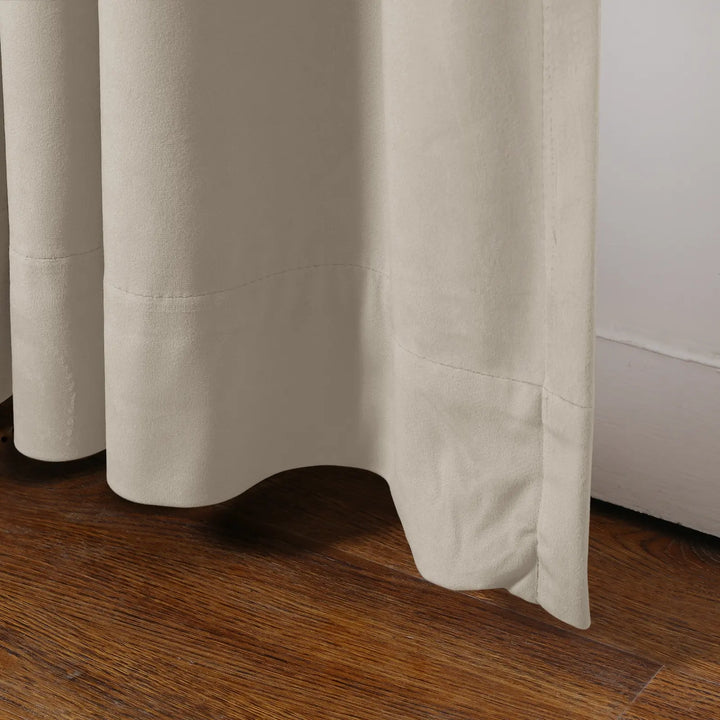 Maillard Velvet Curtains & Drapes Soft Top