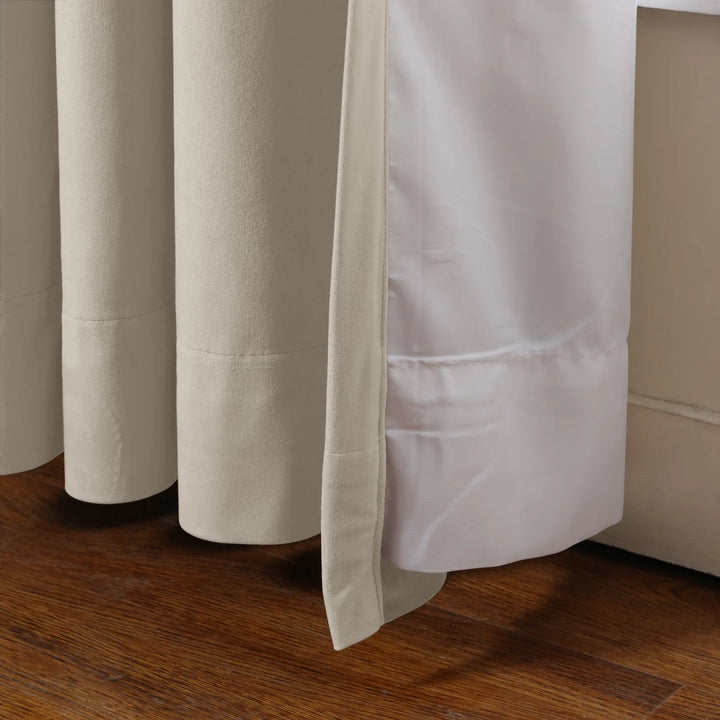 Maillard Velvet Curtains & Drapes Soft Top