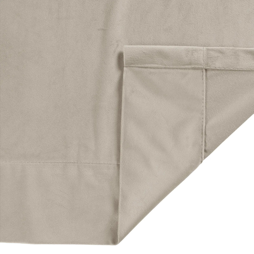 Maillard Velvet Curtains & Drapes Soft Top